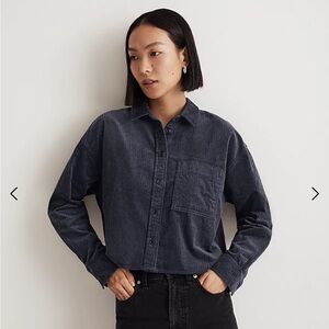 Cropped Corduroy Jacket